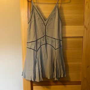 Dress 30 inches long 17 inches wide, you can adjust straps.